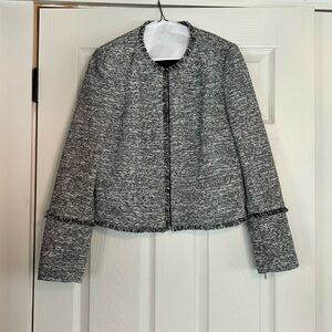 Gianni Bini Black and White Tweed Blazer